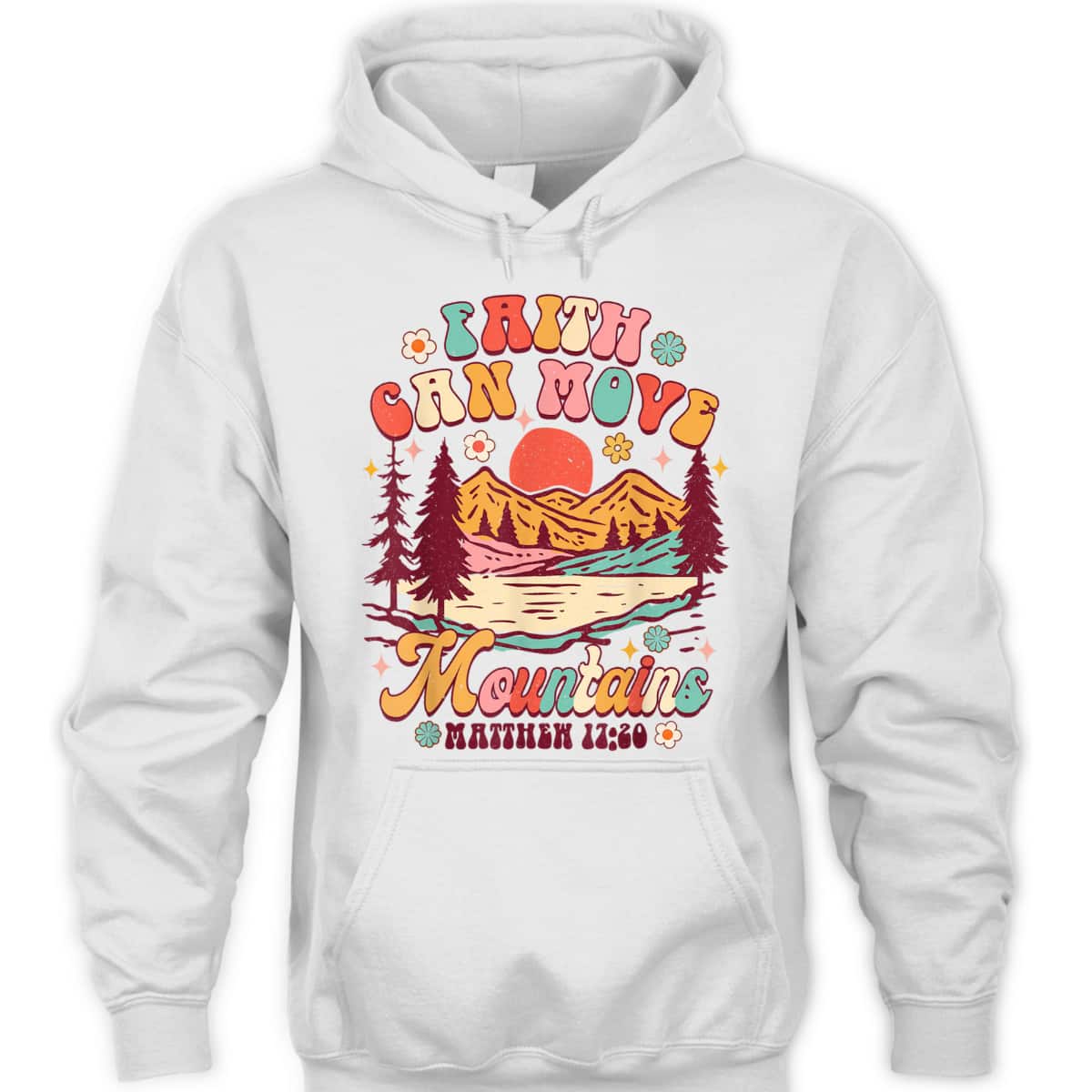 Faith Can Move Mountains T-Shirt Christian Jesus Religious Groovy Gift Faith Can Move Mountains T-Shirt Christian Jesus Religious Groovy Gift