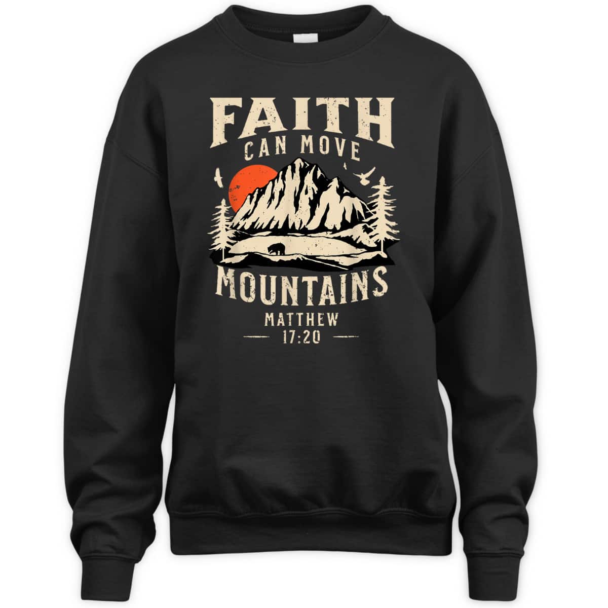 Vintage Faith Can Move Mountains T-Shirt Christian Jesus Lovers Gift Vintage Faith Can Move Mountains T-Shirt Christian Jesus Lovers Gift
