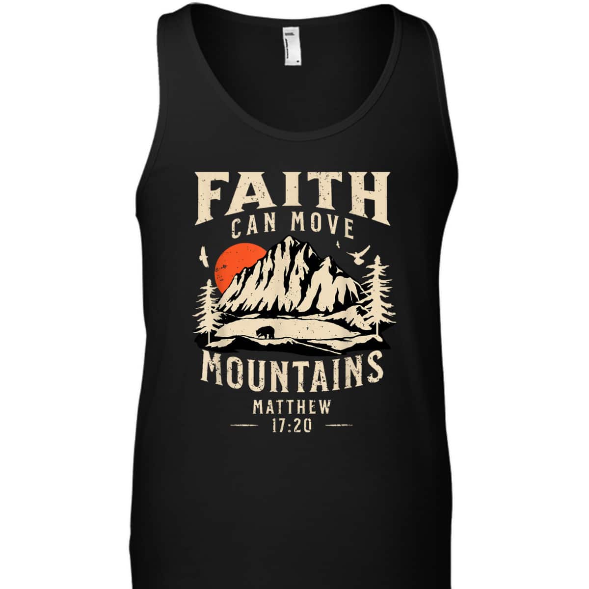 Vintage Faith Can Move Mountains T-Shirt Christian Jesus Lovers Gift Vintage Faith Can Move Mountains T-Shirt Christian Jesus Lovers Gift