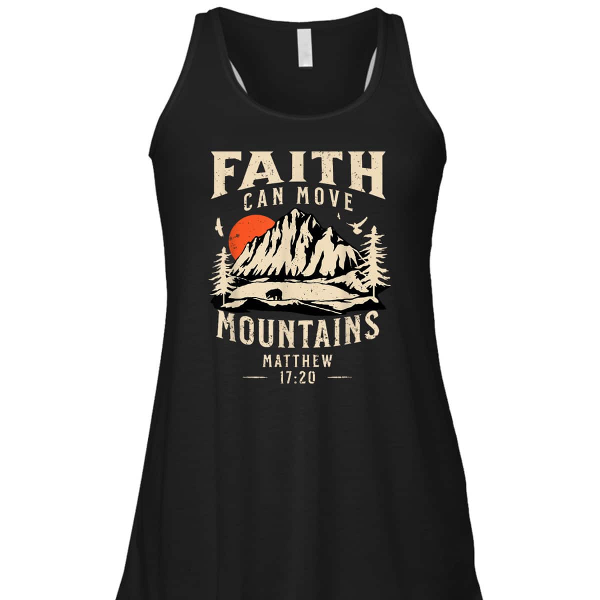 Vintage Faith Can Move Mountains T-Shirt Christian Jesus Lovers Gift Vintage Faith Can Move Mountains T-Shirt Christian Jesus Lovers Gift