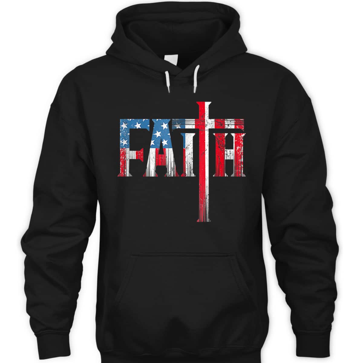 Christian Faith T-Shirt And Cross USA Flag American 4th Of July Independence Day Christian Faith T-Shirt And Cross USA Flag American 4th Of July Independence Day