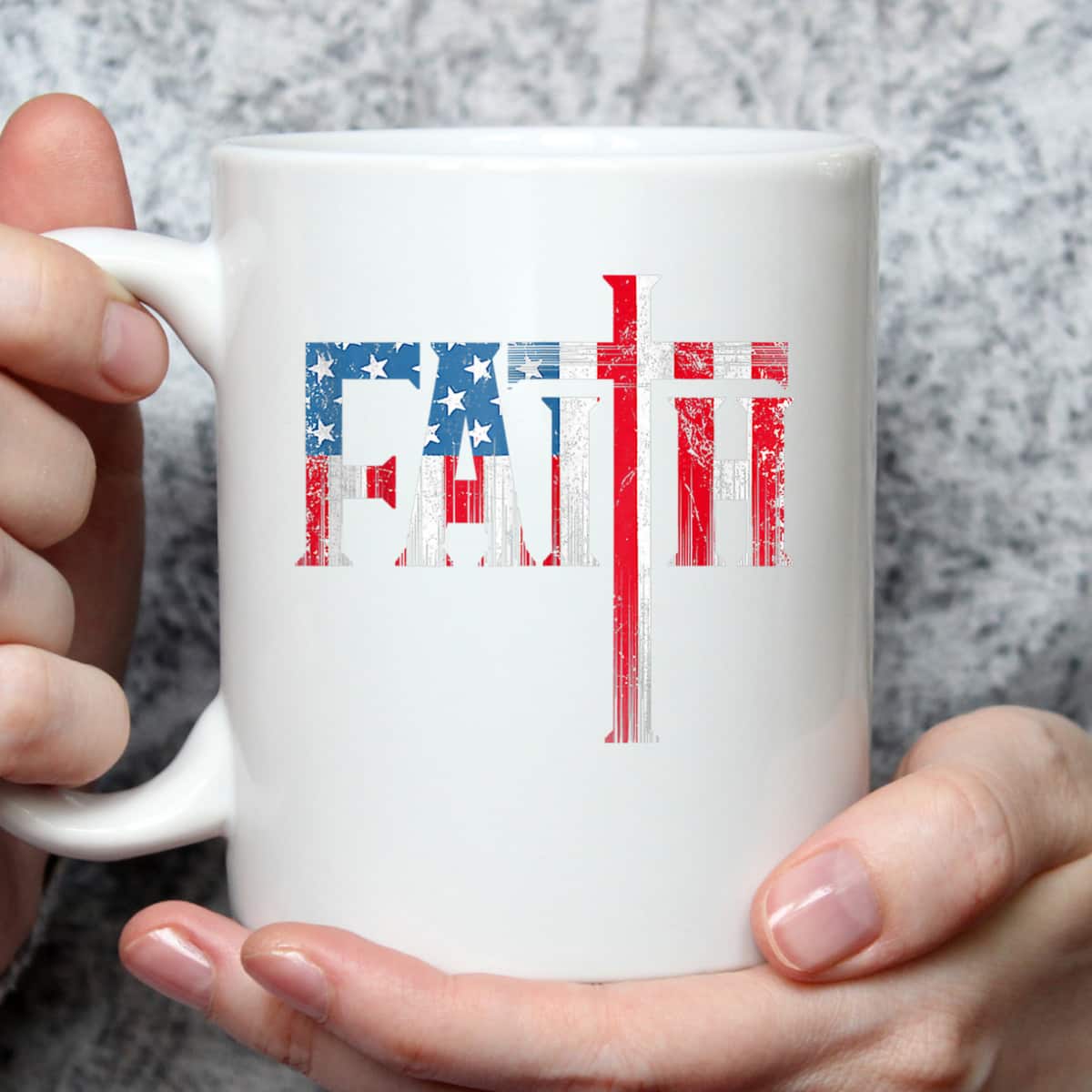 Christian Faith T-Shirt And Cross USA Flag American 4th Of July Independence Day Christian Faith T-Shirt And Cross USA Flag American 4th Of July Independence Day