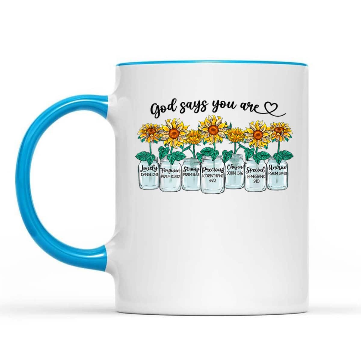 God Says You Are Loved Unique Chosen Strong Christian Bible Verse T-Shirt God Says You Are Loved Unique Chosen Strong Christian Bible Verse T-Shirt