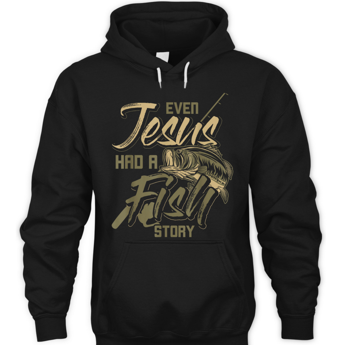 Even Jesus Had A Fish Story Funny Religious T-Shirt For Christian Fishermen Even Jesus Had A Fish Story Funny Religious T-Shirt For Christian Fishermen