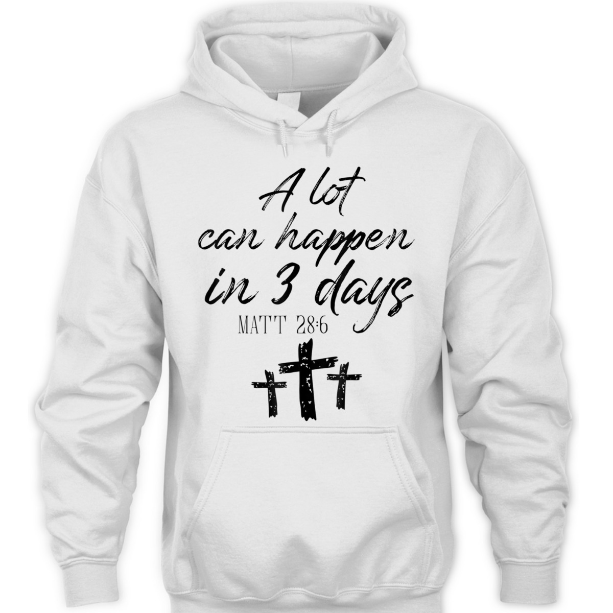 Easter Day T-Shirt Vintage A Lot Can Happen In 3 Days Christians Bibles Verse Matt 28:6 Easter Day T-Shirt Vintage A Lot Can Happen In 3 Days Christians Bibles Verse Matt 28:6