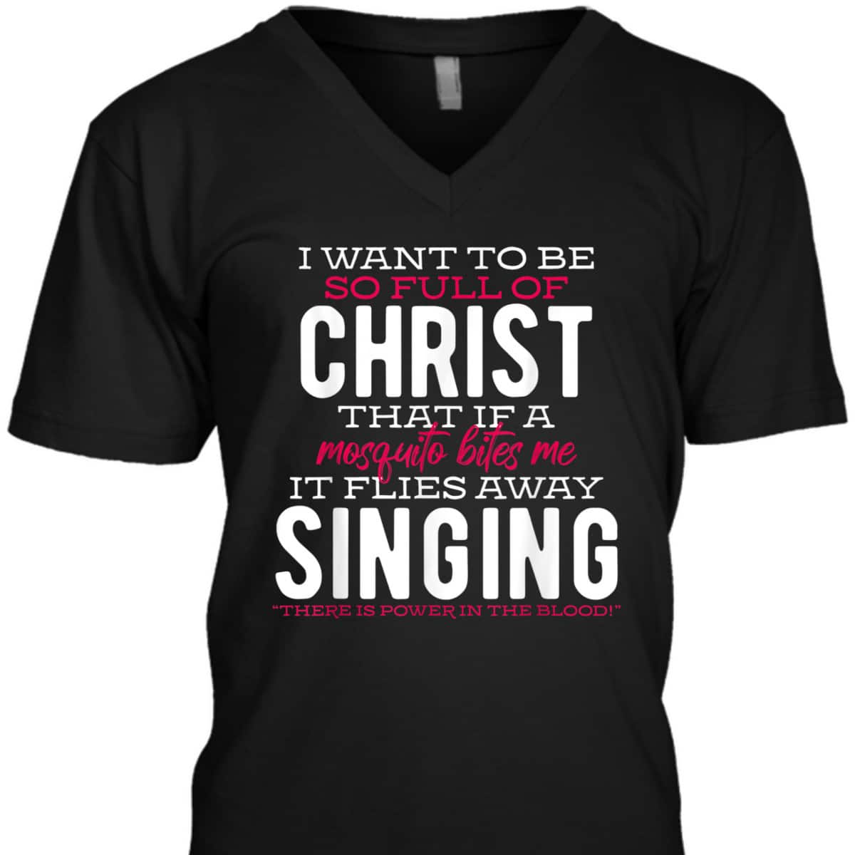 Funny Inspirational Christian T-Shirt There Is Power In The Blood Funny Inspirational Christian T-Shirt There Is Power In The Blood