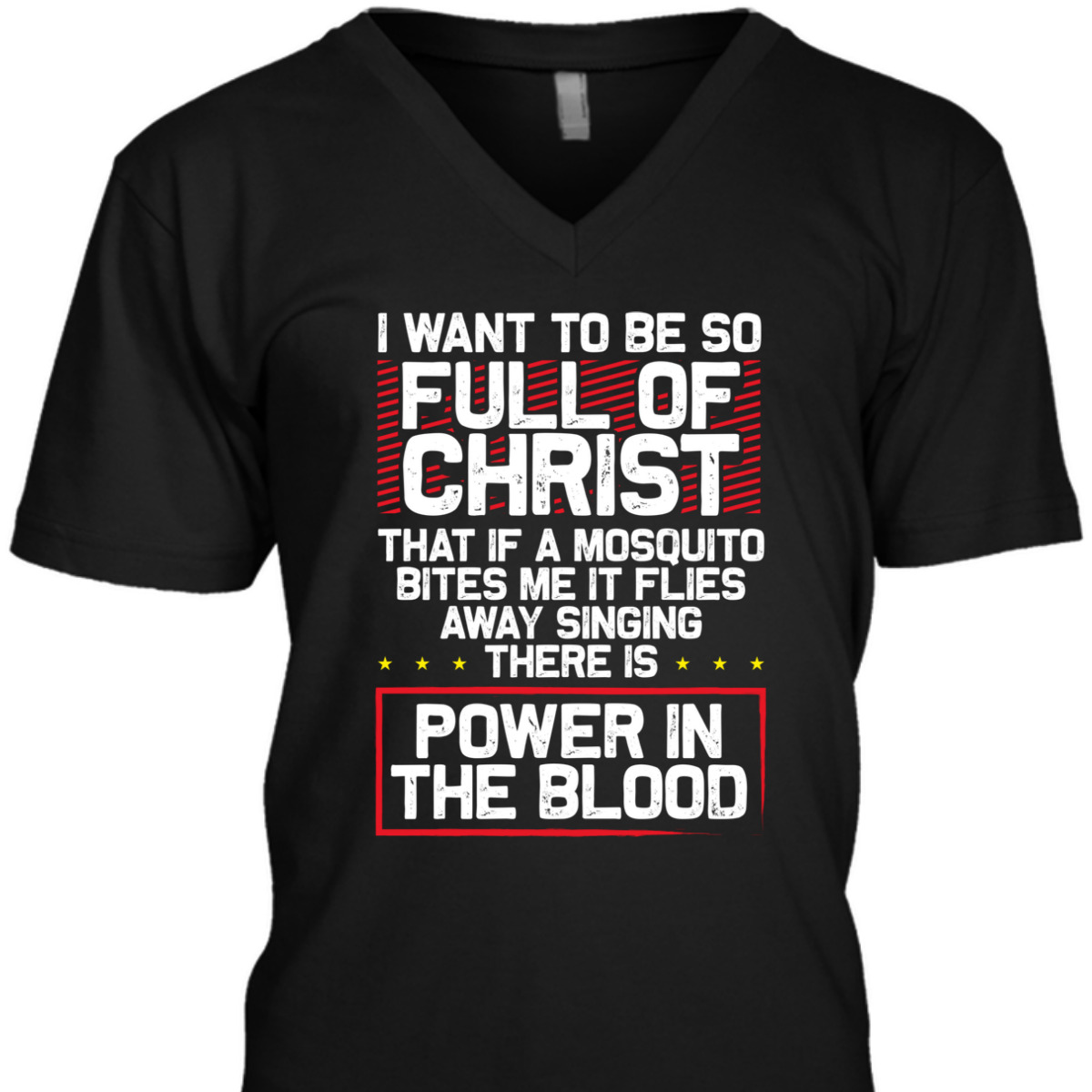 There's Power In Blood Funny Religious Christian T-Shirt There's Power In Blood Funny Religious Christian T-Shirt