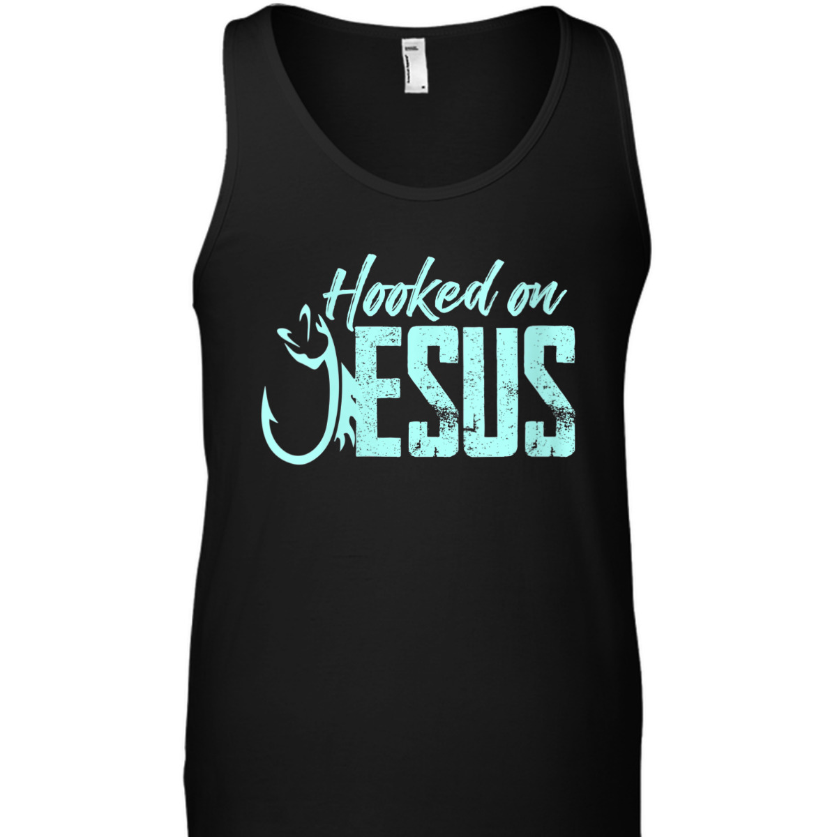 Hooked On Jesus Funny Christian Fishermen T-Shirt Hooked On Jesus Funny Christian Fishermen T-Shirt
