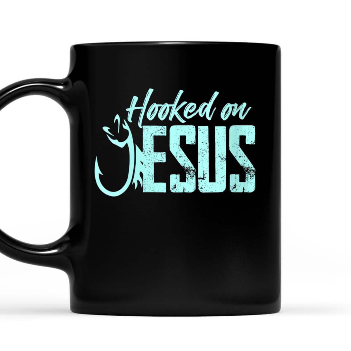 Hooked On Jesus Funny Christian Fishermen T-Shirt Hooked On Jesus Funny Christian Fishermen T-Shirt