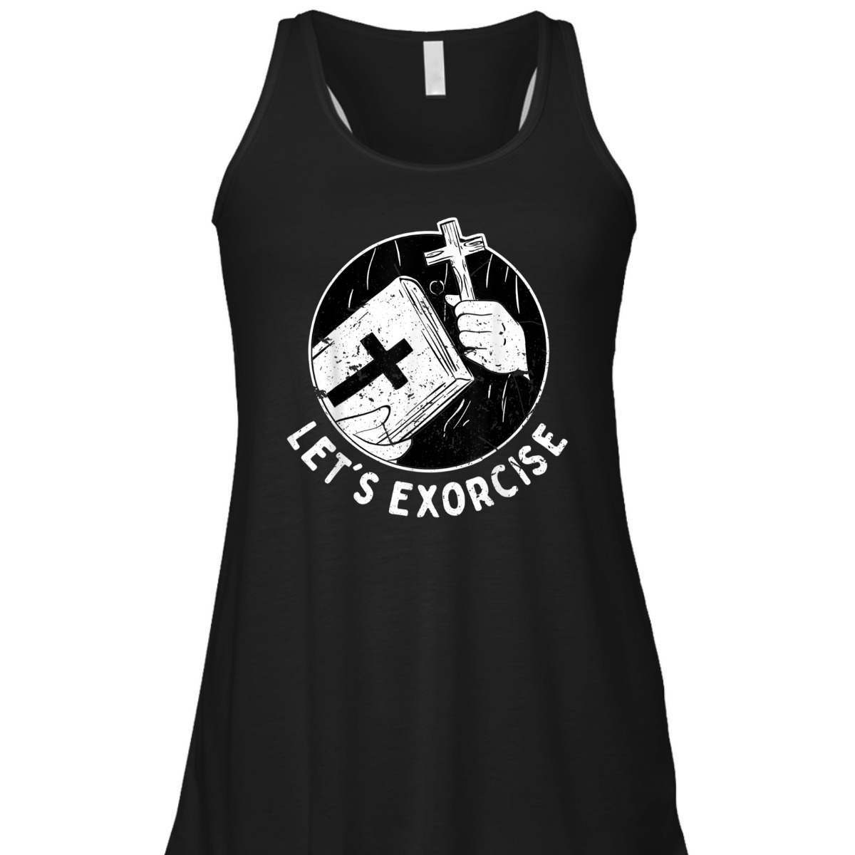 Let's Exorcise Scary Church Cross Funny Christian Priest T-Shirt Let's Exorcise Scary Church Cross Funny Christian Priest T-Shirt