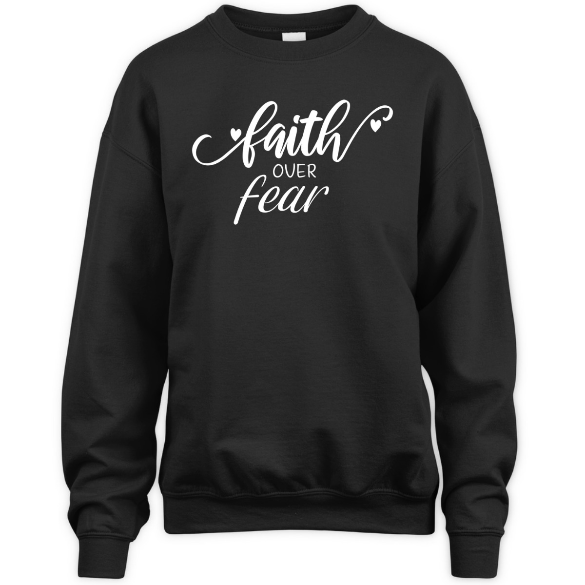 Vintage Faith Over Fear T-Shirt Christian Inspirational Gift Vintage Faith Over Fear T-Shirt Christian Inspirational Gift