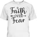 Vintage Christian Faith Over Fear Bible Verse T-Shirt Vintage Christian Faith Over Fear Bible Verse T-Shirt