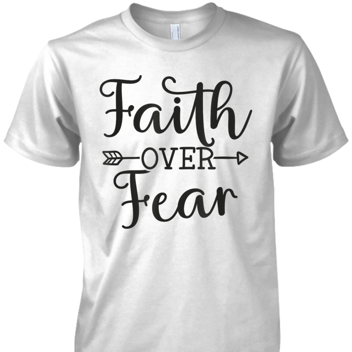 Vintage Christian Faith Over Fear Bible Verse T-Shirt Vintage Christian Faith Over Fear Bible Verse T-Shirt