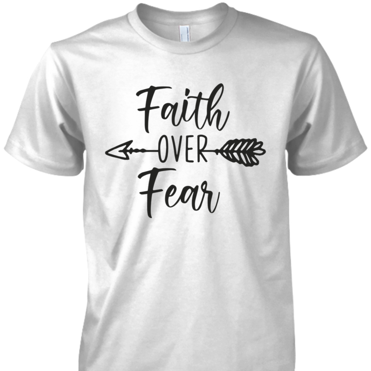 Faith Over Fear Christianity Christian Inspirational Vintage T-Shirt Faith Over Fear Christianity Christian Inspirational Vintage T-Shirt