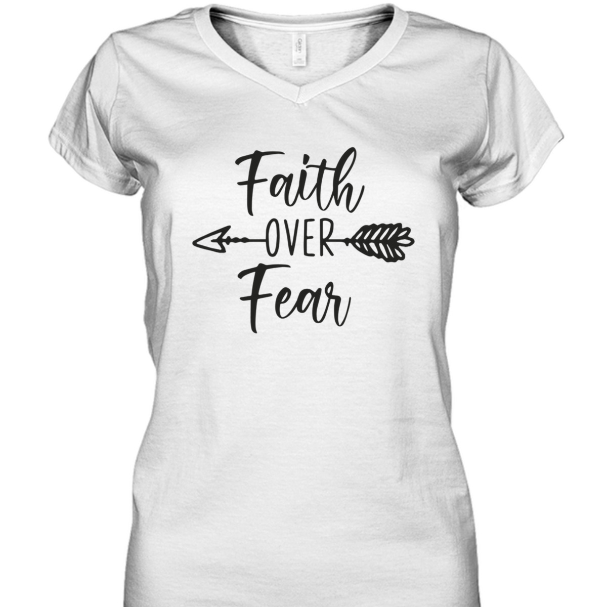 Faith Over Fear Christianity Christian Inspirational Vintage T-Shirt Faith Over Fear Christianity Christian Inspirational Vintage T-Shirt