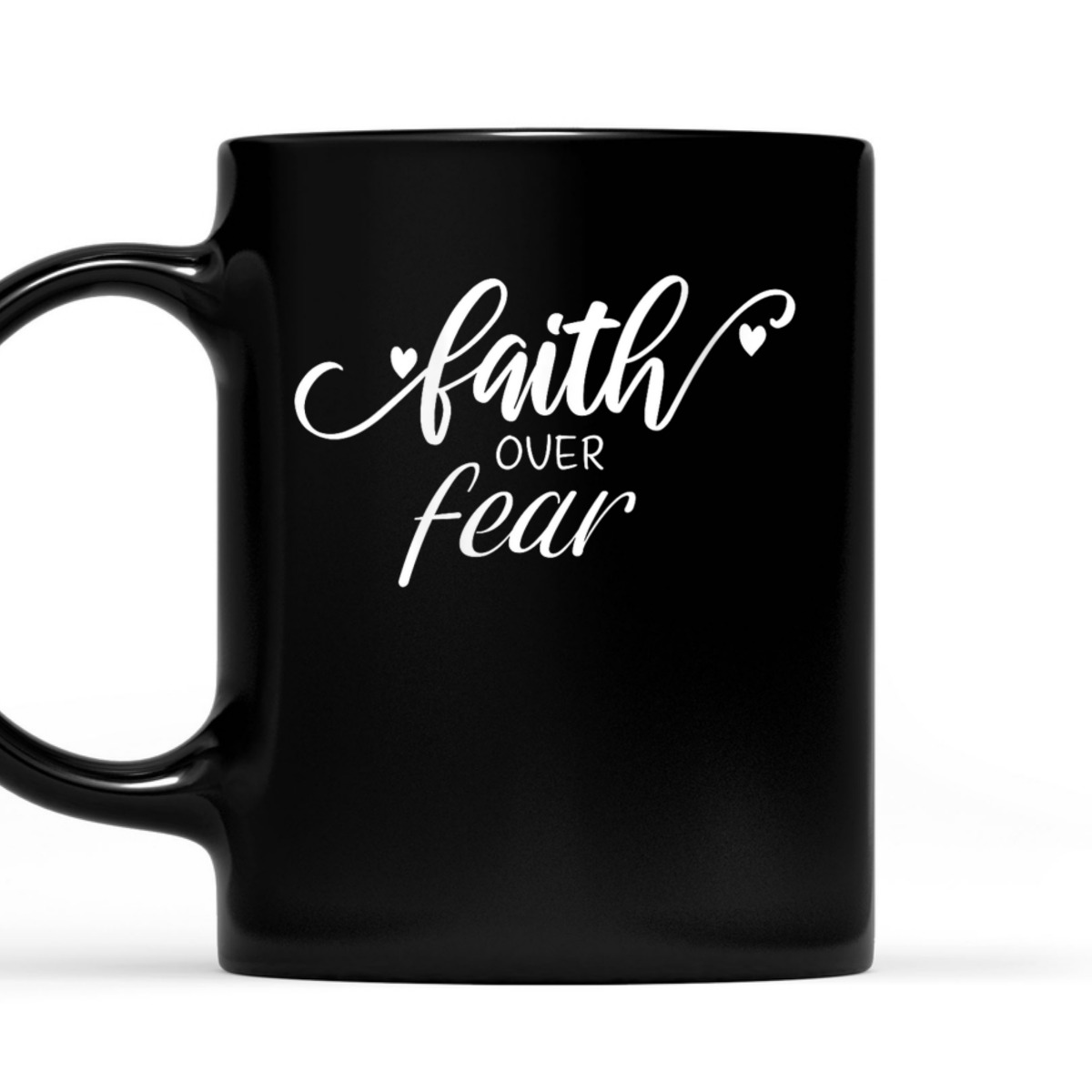Faith Over Fear T-Shirt Christian Inspirational Gift Faith Over Fear T-Shirt Christian Inspirational Gift