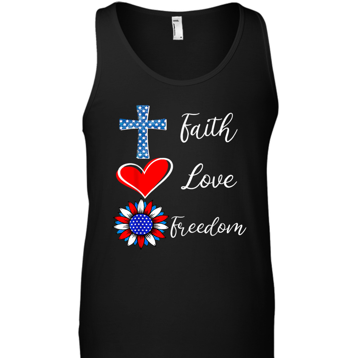 Faith Love Freedom American Flag Heart Christian 4th Of July Independence Day T-Shirt Faith Love Freedom American Flag Heart Christian 4th Of July Independence Day T-Shirt