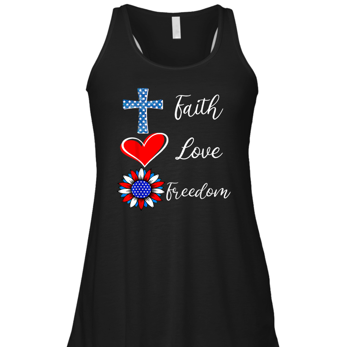 Faith Love Freedom American Flag Heart Christian 4th Of July Independence Day T-Shirt Faith Love Freedom American Flag Heart Christian 4th Of July Independence Day T-Shirt