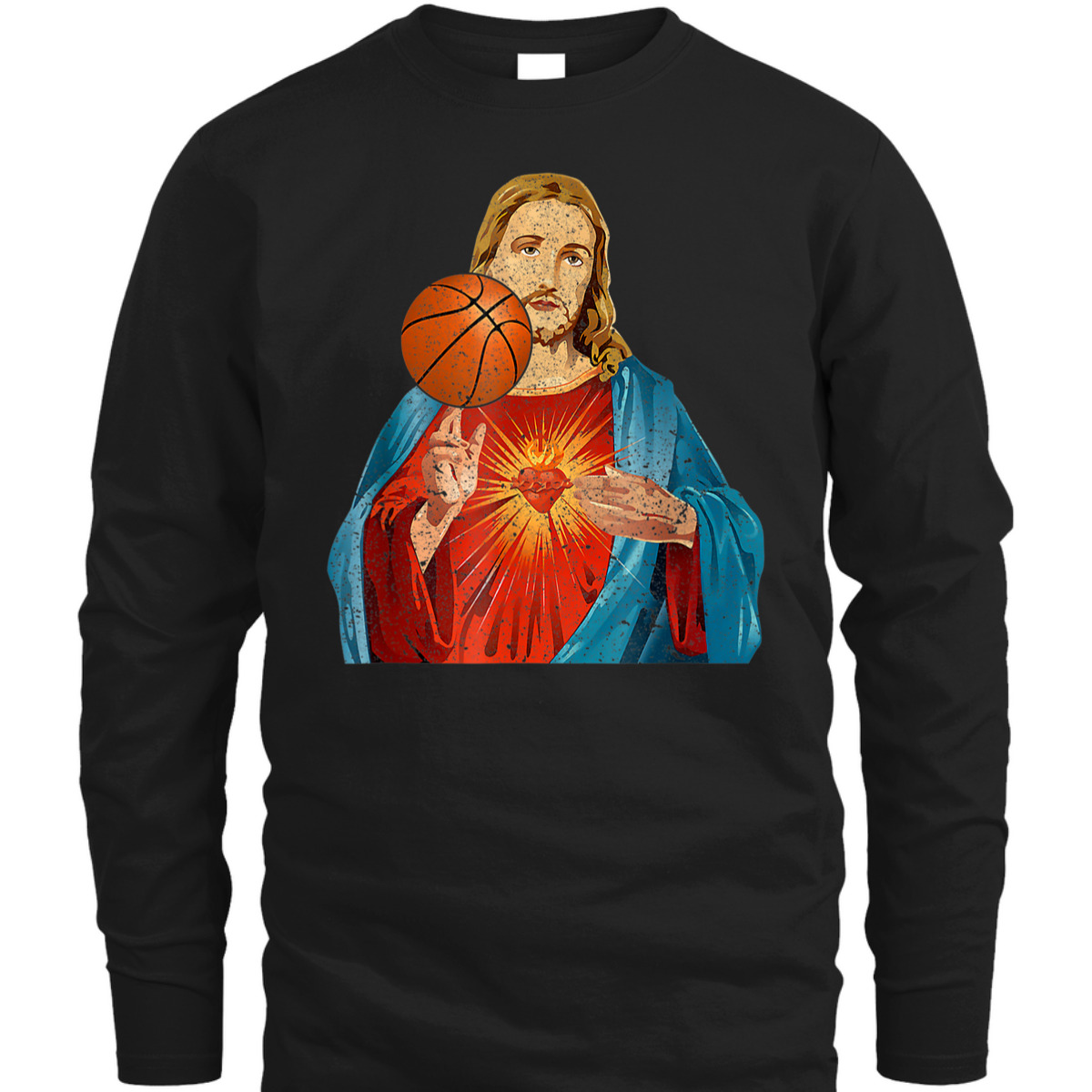 Funny Christian T-Shirt Jesus Basketball Christian Faith Gift Funny Christian T-Shirt Jesus Basketball Christian Faith Gift