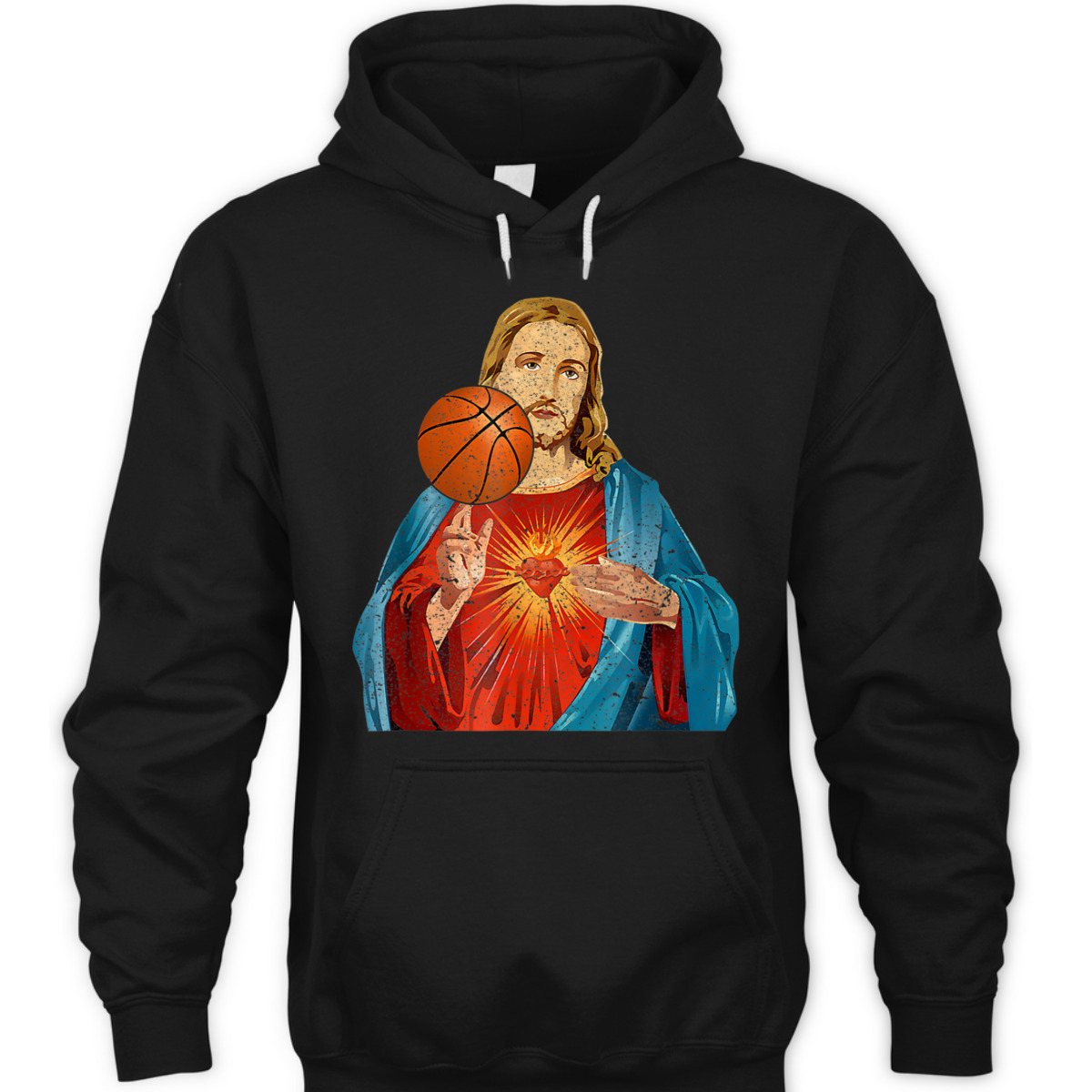 Funny Christian T-Shirt Jesus Basketball Christian Faith Gift Funny Christian T-Shirt Jesus Basketball Christian Faith Gift