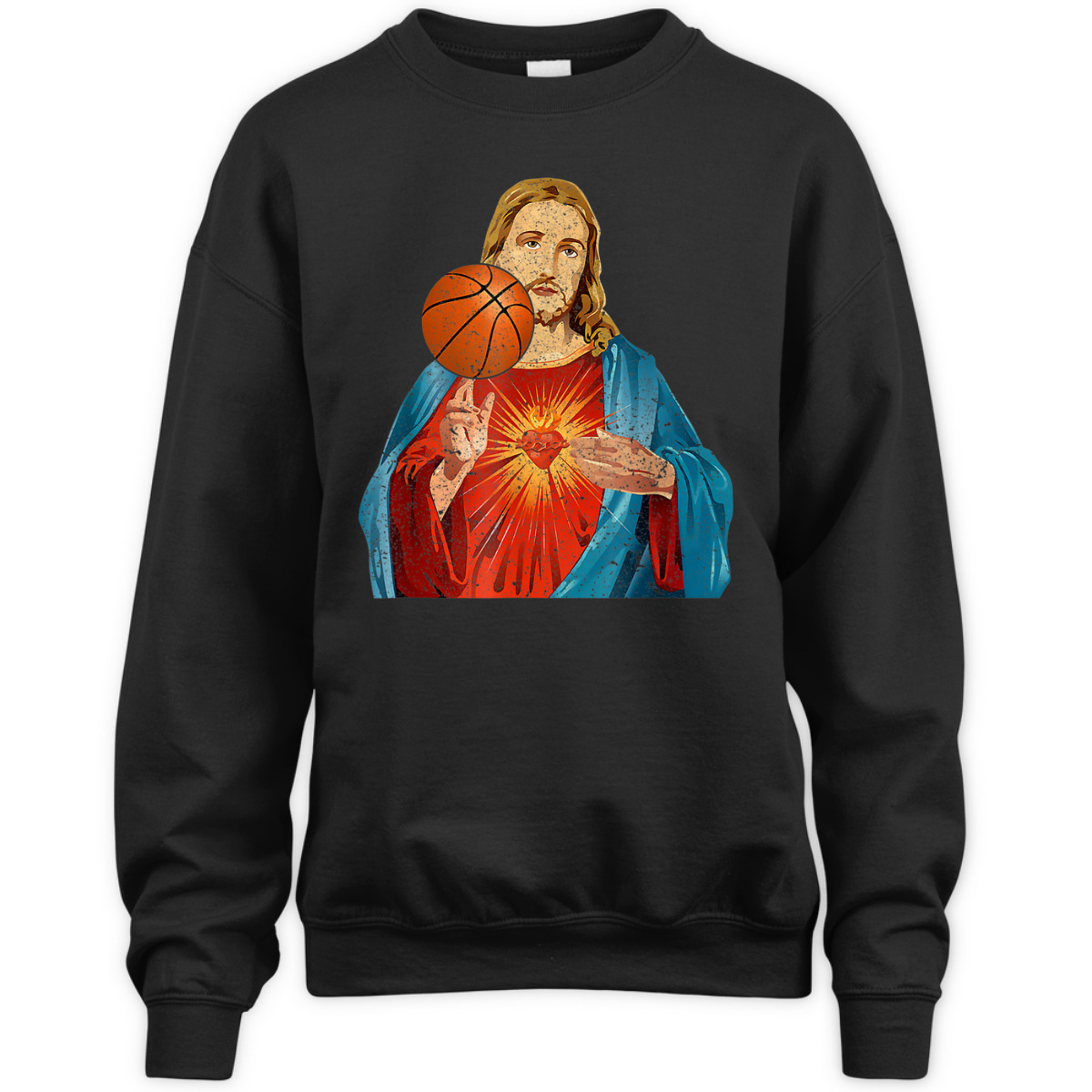 Funny Christian T-Shirt Jesus Basketball Christian Faith Gift Funny Christian T-Shirt Jesus Basketball Christian Faith Gift