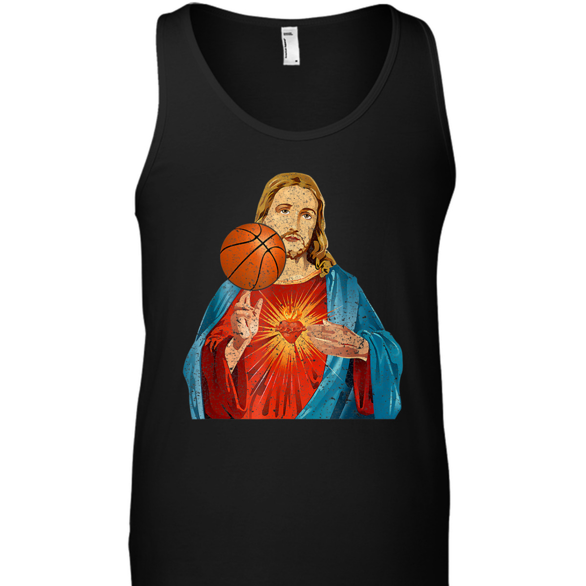Funny Christian T-Shirt Jesus Basketball Christian Faith Gift Funny Christian T-Shirt Jesus Basketball Christian Faith Gift