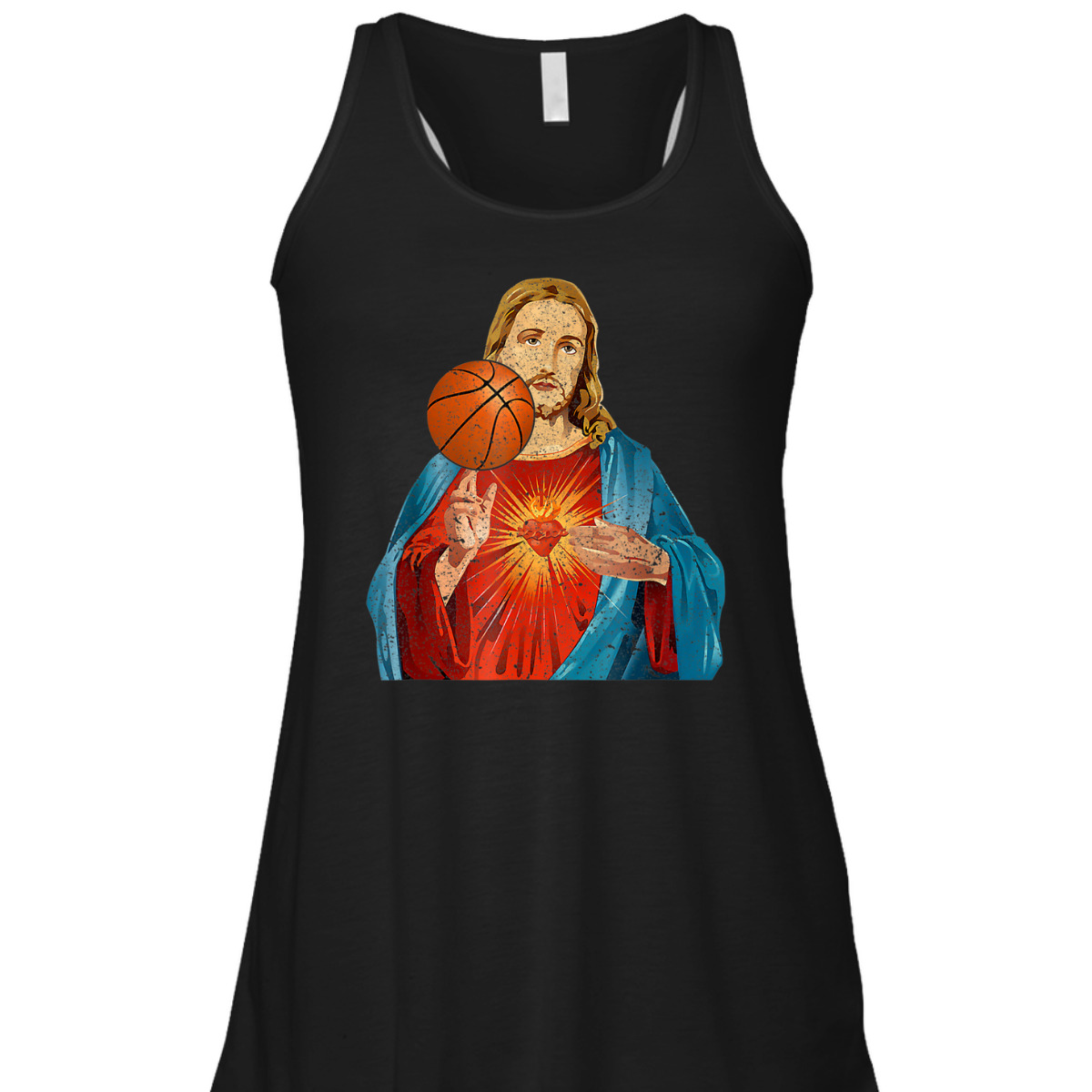 Funny Christian T-Shirt Jesus Basketball Christian Faith Gift Funny Christian T-Shirt Jesus Basketball Christian Faith Gift