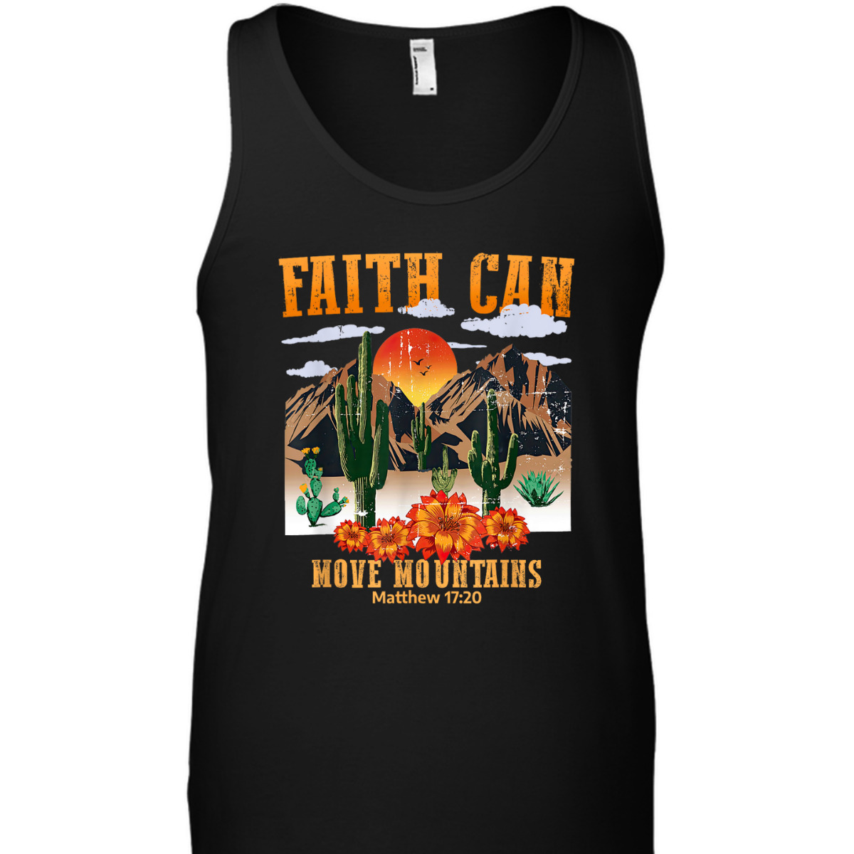 Christian Bible Verse Faith Can Move Mountains Matthew 17:20 Vintage T-Shirt Christian Bible Verse Faith Can Move Mountains Matthew 17:20 Vintage T-Shirt