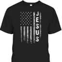 Jesus American US Flag 4th Of July Independence Day Christian Religious T-Shirt Jesus American US Flag 4th Of July Independence Day Christian Religious T-Shirt