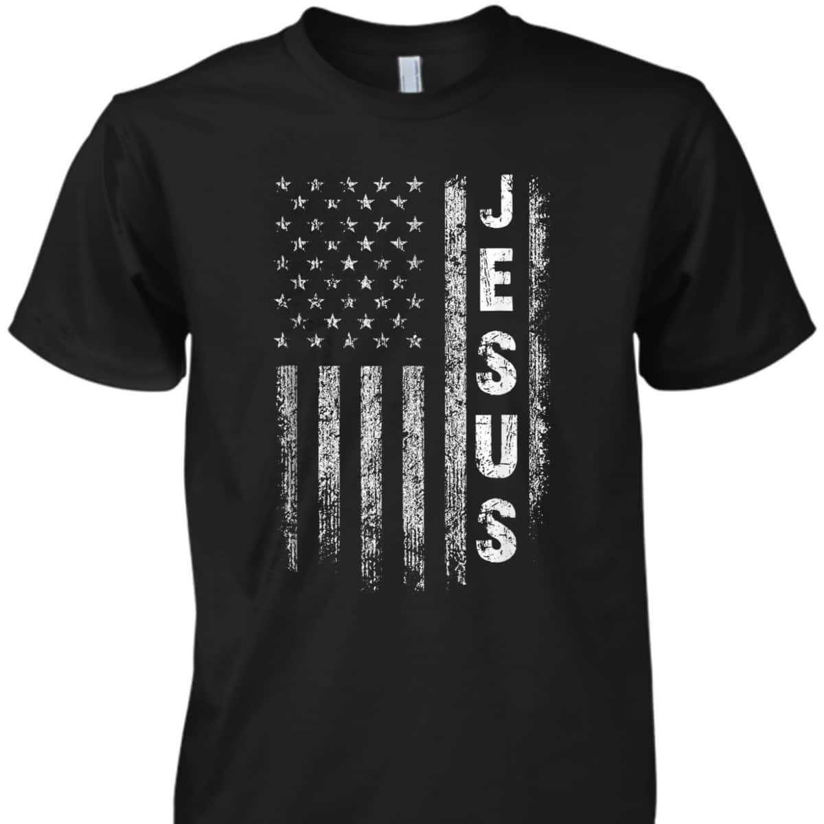 Jesus American US Flag 4th Of July Independence Day Christian Religious T-Shirt Jesus American US Flag 4th Of July Independence Day Christian Religious T-Shirt