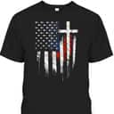 Vintage Usa Flag 4th Of July Christian Faith Family Freedom T-Shirt Vintage Usa Flag 4th Of July Christian Faith Family Freedom T-Shirt