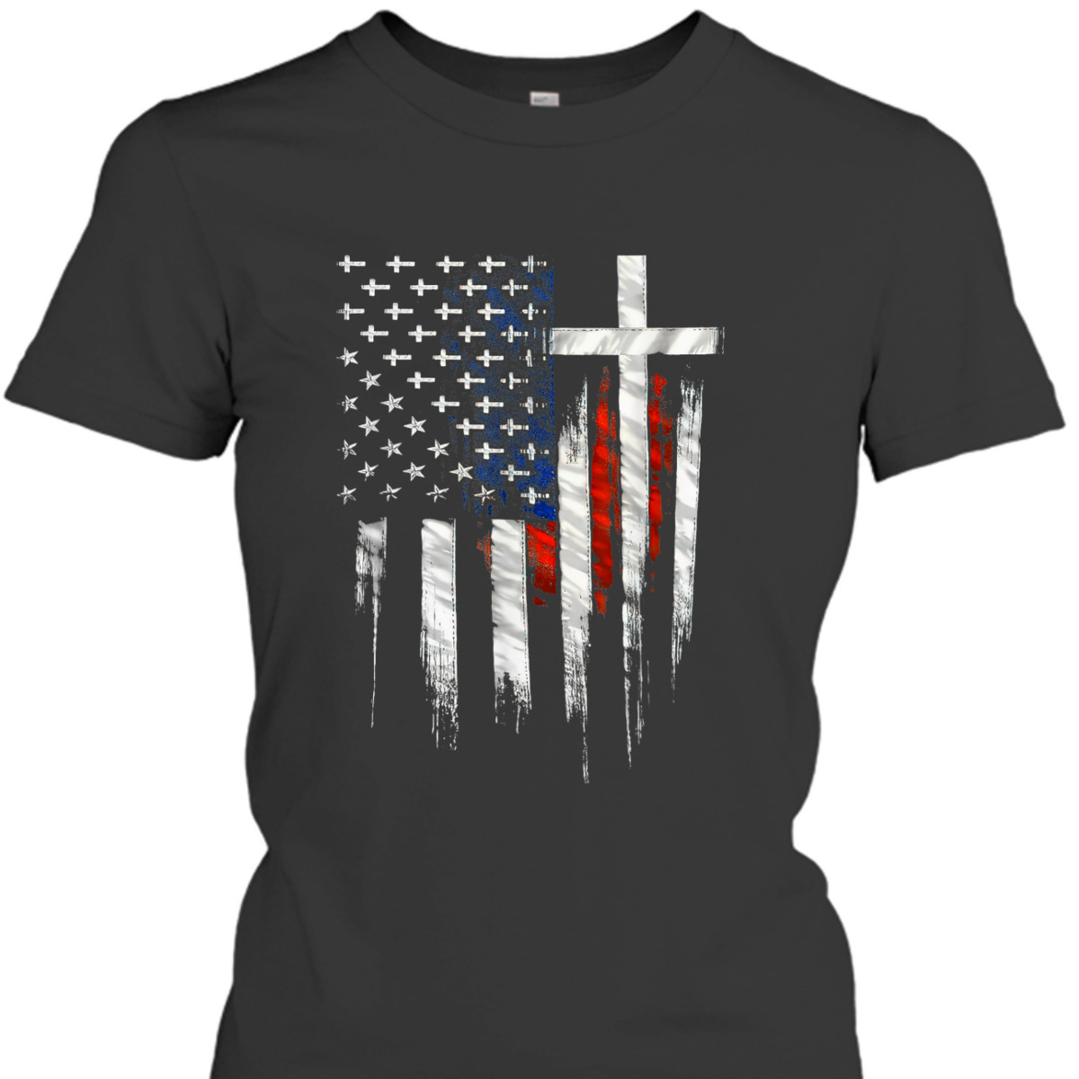 Vintage Usa Flag 4th Of July Christian Faith Family Freedom T-Shirt Vintage Usa Flag 4th Of July Christian Faith Family Freedom T-Shirt