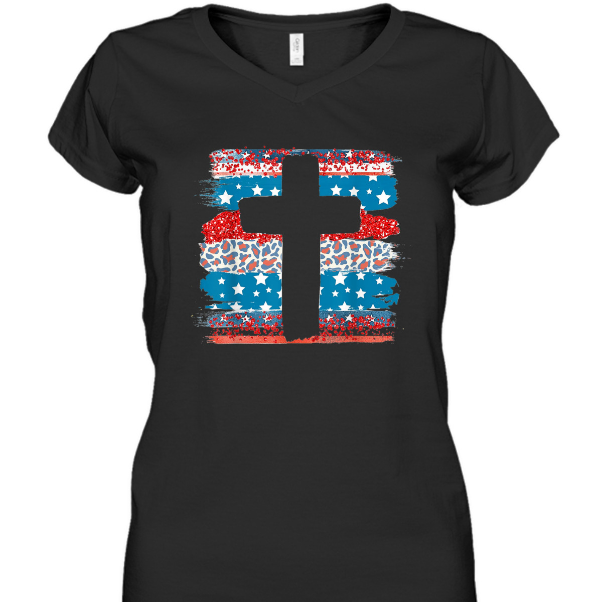 Patriotic Faith Cross Leopard US Flag Christian T-Shirt 4th Of July Independence Day Gift Patriotic Faith Cross Leopard US Flag Christian T-Shirt 4th Of July Independence Day Gift