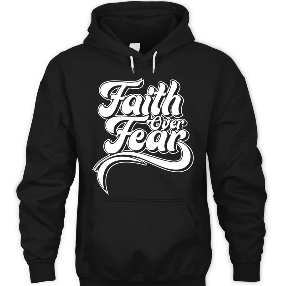 Christian Faith Over Fear Vintage Retro Religious T-Shirt Christian Faith Over Fear Vintage Retro Religious T-Shirt