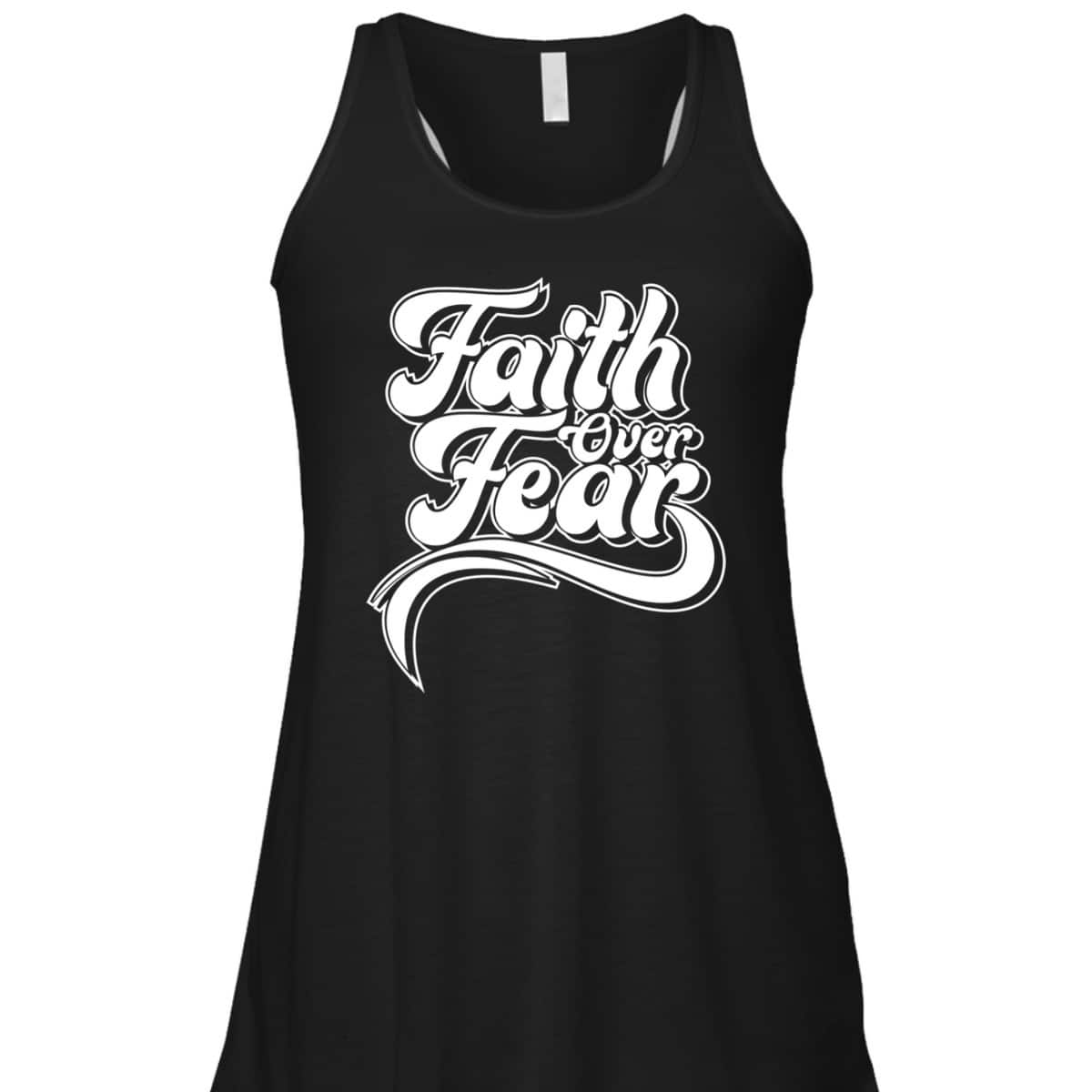 Christian Faith Over Fear Vintage Retro Religious T-Shirt Christian Faith Over Fear Vintage Retro Religious T-Shirt
