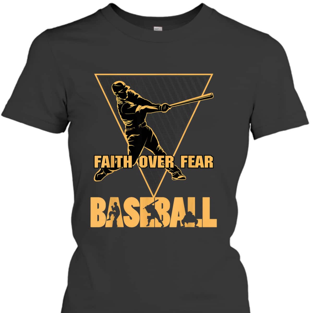 Faith Over Fear T-Shirt Christian Faith Quote Best Gift For Baseball Lovers Faith Over Fear T-Shirt Christian Faith Quote Best Gift For Baseball Lovers