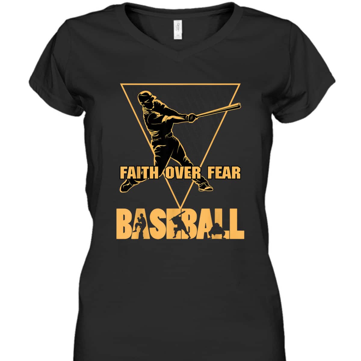 Faith Over Fear T-Shirt Christian Faith Quote Best Gift For Baseball Lovers Faith Over Fear T-Shirt Christian Faith Quote Best Gift For Baseball Lovers