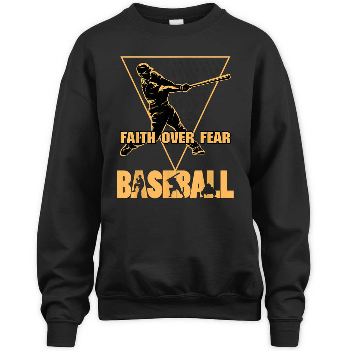 Faith Over Fear T-Shirt Christian Faith Quote Best Gift For Baseball Lovers Faith Over Fear T-Shirt Christian Faith Quote Best Gift For Baseball Lovers