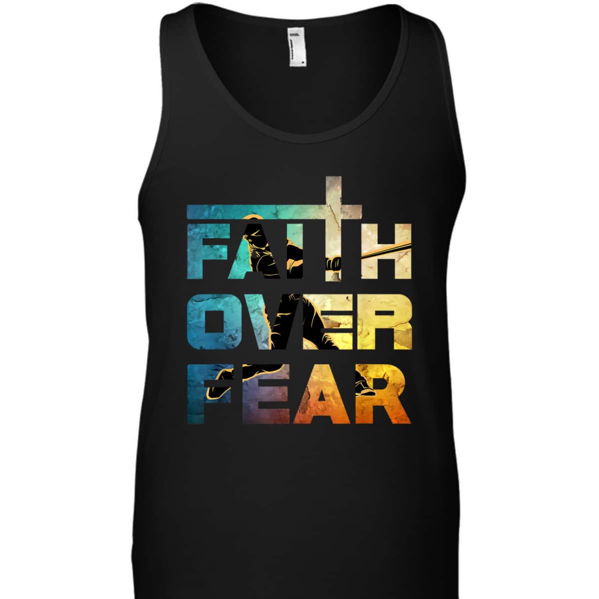 Faith Over Fear Faith Quote Jesus Christ Baseball Lovers T-Shirt Faith Over Fear Faith Quote Jesus Christ Baseball Lovers T-Shirt