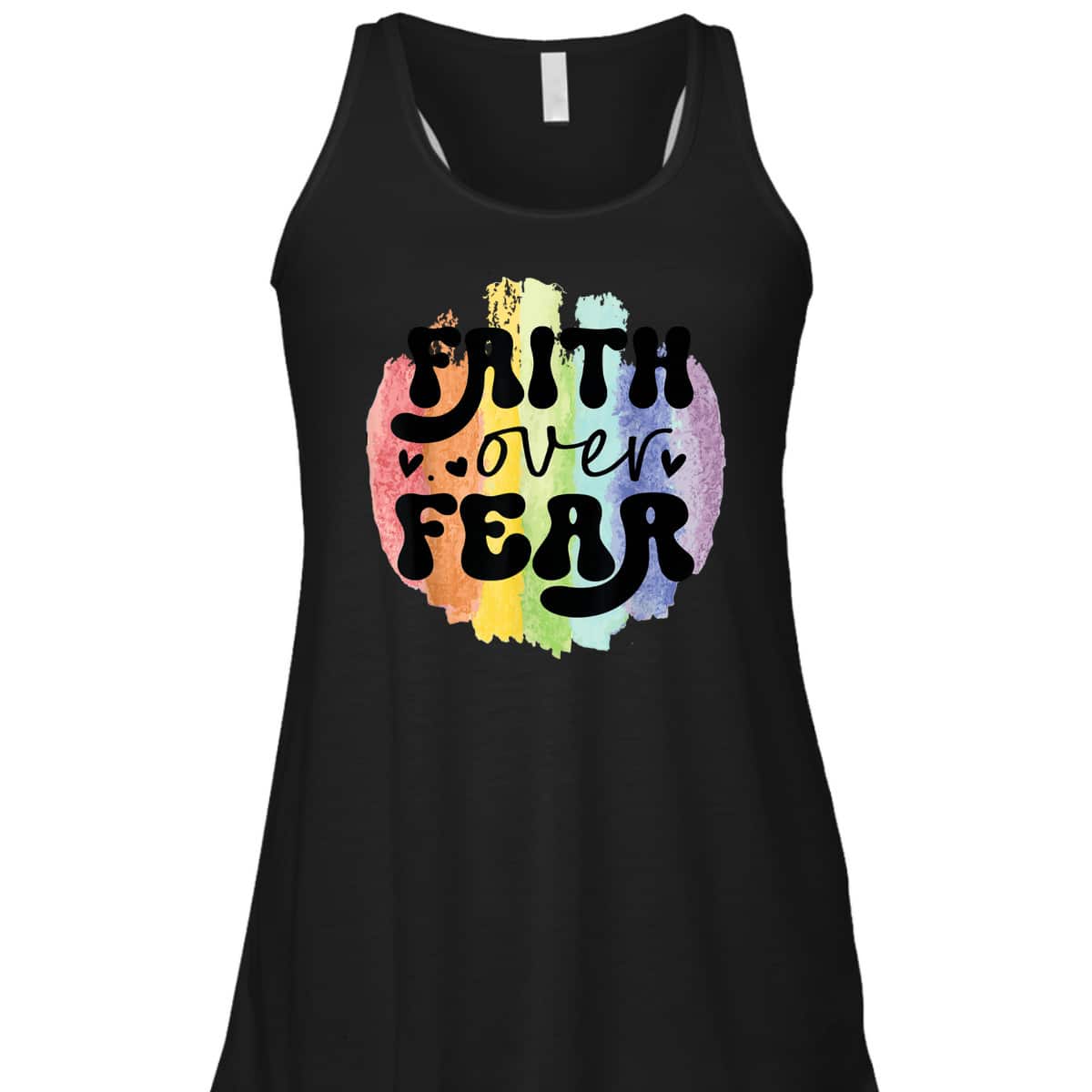 Inspirational Quote Faith Over Fear T-Shirt Christian Religious Gift Inspirational Quote Faith Over Fear T-Shirt Christian Religious Gift