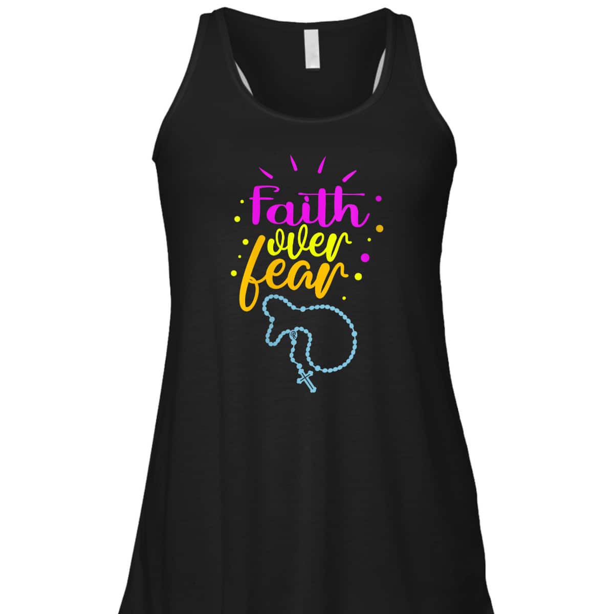 Christian Faith Over Fear T-Shirt Faith Religious Bible Verse Gift Christian Faith Over Fear T-Shirt Faith Religious Bible Verse Gift