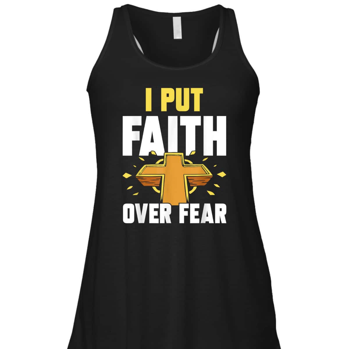 I Put Faith Over Fear T-Shirt Jesus Religious Bible Verse Gift I Put Faith Over Fear T-Shirt Jesus Religious Bible Verse Gift