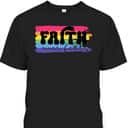 Inspirational Christian Faith Over Fear T-Shirt Religious Gift For Believers