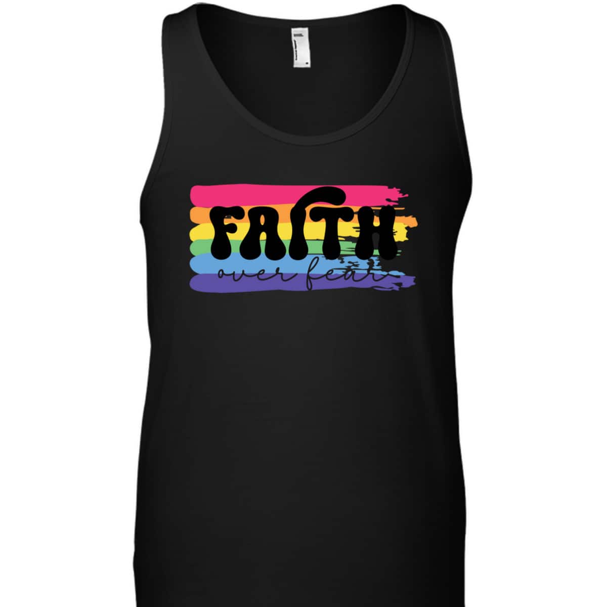 Inspirational Christian Faith Over Fear T-Shirt Religious Gift For Believers Inspirational Christian Faith Over Fear T-Shirt Religious Gift For Believers