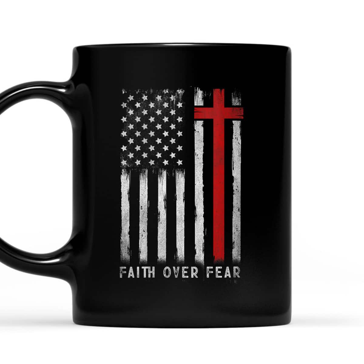 Independence Day T-Shirt 4th Of July USA Flag American Christ Faith Over Fear Christian Cross Independence Day T-Shirt 4th Of July USA Flag American Christ Faith Over Fear Christian Cross