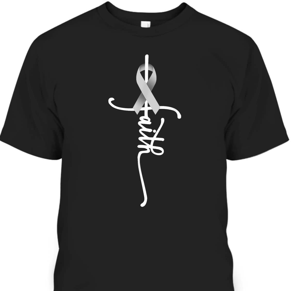 Lung Cancer Christian Faith Lung Cancer Awareness T-Shirt Lung Cancer Christian Faith Lung Cancer Awareness T-Shirt