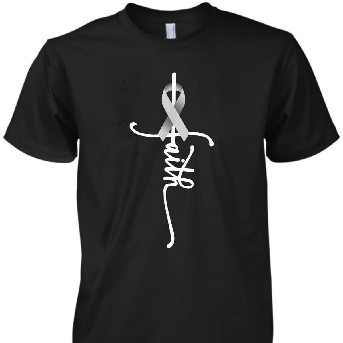 Lung Cancer Christian Faith Lung Cancer Awareness T-Shirt Lung Cancer Christian Faith Lung Cancer Awareness T-Shirt
