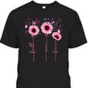 Faith Over Fear Breast Cancer Awareness Sunflower Christians T-Shirt Faith Over Fear Breast Cancer Awareness Sunflower Christians T-Shirt