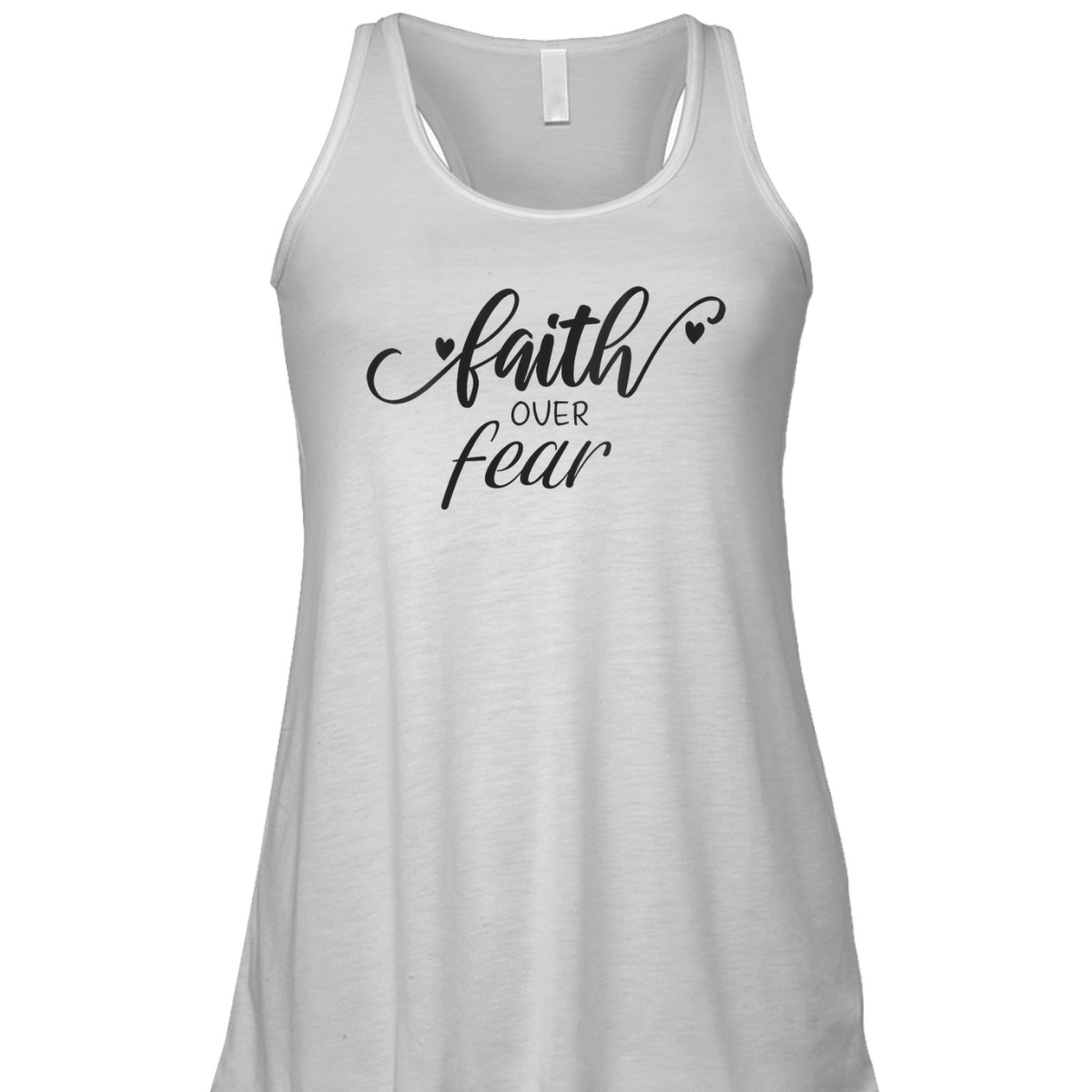 Faith Over Fear T-Shirt Christian Faith Inspirational Gift Faith Over Fear T-Shirt Christian Faith Inspirational Gift