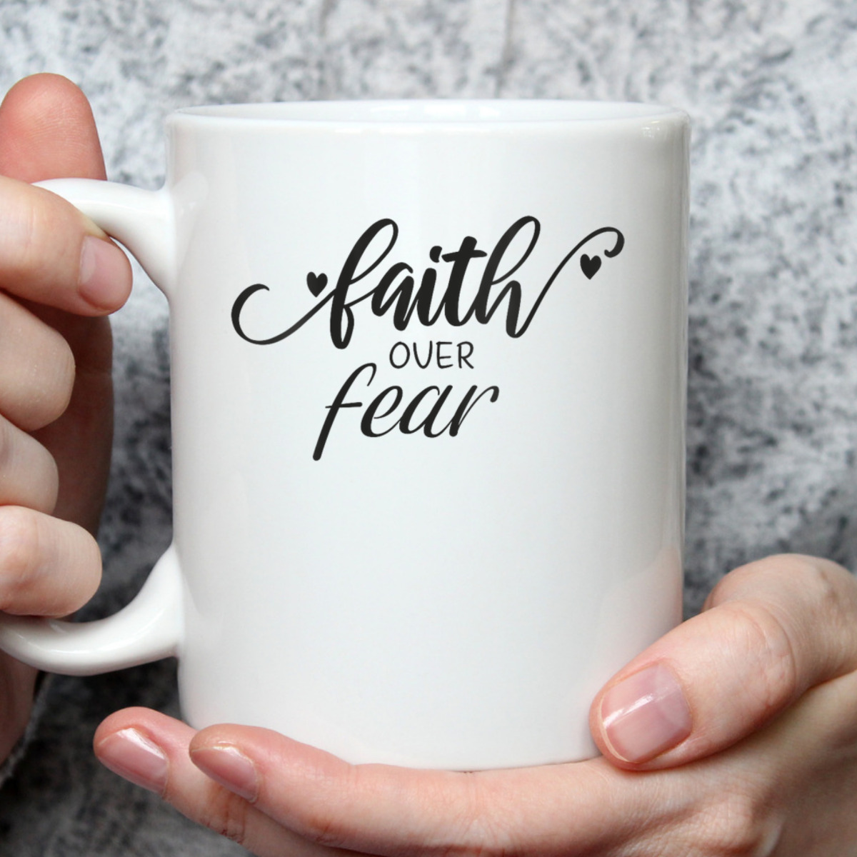 Faith Over Fear T-Shirt Christian Faith Inspirational Gift Faith Over Fear T-Shirt Christian Faith Inspirational Gift